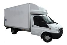 Van Hire Worcester - White Ford Luton Box with Tail Lift - Van hire Worcester