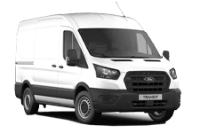 Van Hire Worcester - White Ford Transit Medium Wheel Base - Van hire Worcester